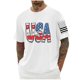 thumbnail image 1 of Tops para hombre, blusas y camisas de cuello redondo y manga corta para hombre, blusas casuales de cuello redondo con estampado de moda para hombre, blusas de cuello redondo y manga corta, camisas par, 1 of 5