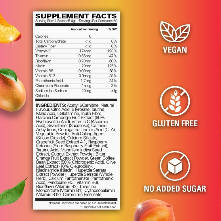 oxyshred vs l carnitine OxyShred Thermogenic Fat Burner (Peach Mango)