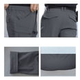 thumbnail image 7 of oqasdz Cargo Pants for Men Winter Lined Hiking Work Outdoor Stretch Thermal Cargo Trekking Trousers Long Warm Cargo Trousers, 7 of 7