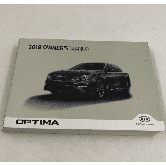 2019 Kia Optima Owners Manual Handbook OEM H04B43024