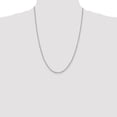 thumbnail image 5 of Auriga Fine Jewelry 925 Sterling Silver 2.5 mm Diamond-cut Cable Chain Necklace for Women 26", 5 of 6