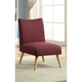 thumbnail image 3 of Furniture of America Mid-Century Fabric Millane Accent Chair, Purple, 3 of 6