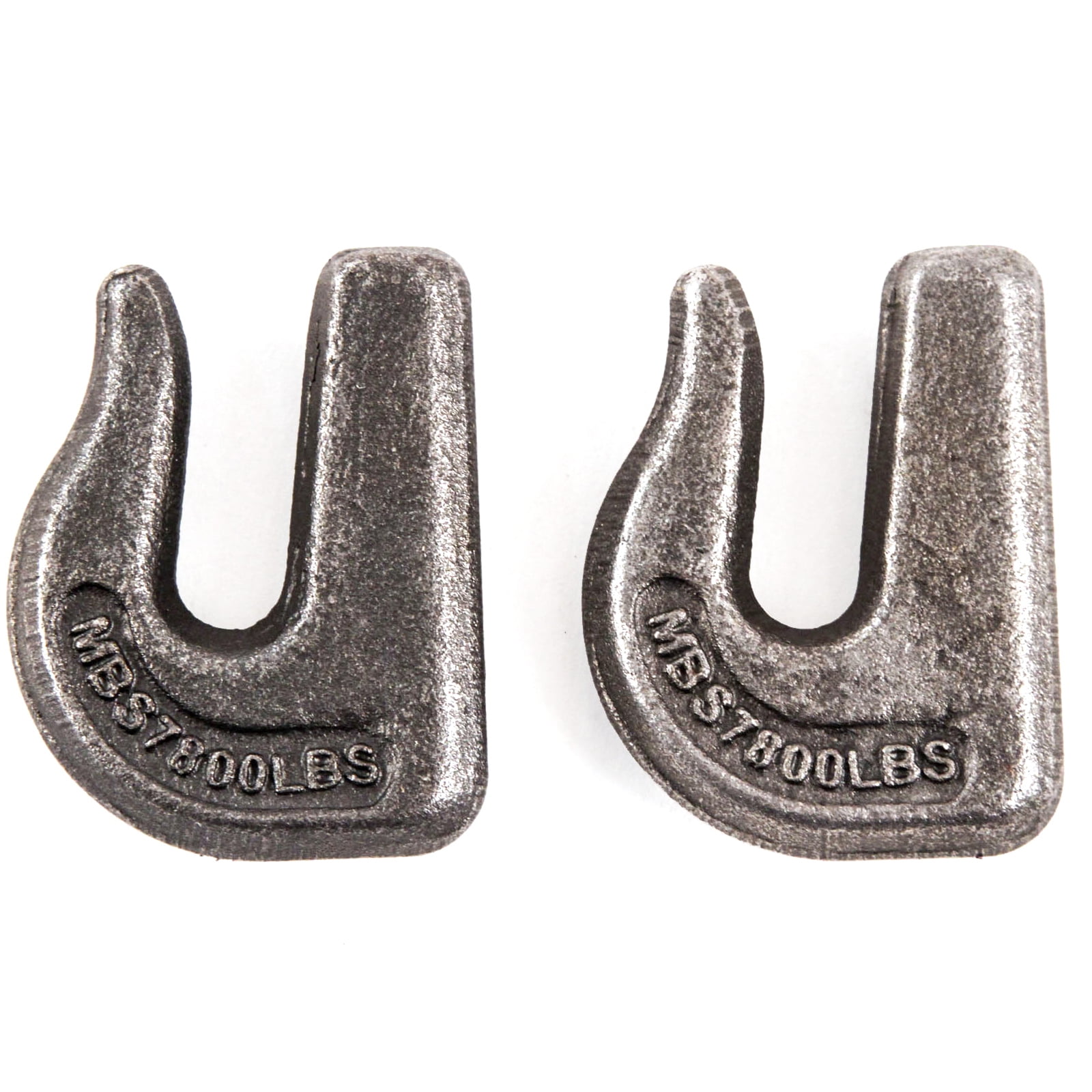 Red Hound Auto 2 Weldable Grab Chain Hooks 1/4 inches G7 G70 Bucket