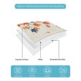 thumbnail image 4 of Quilt King Size Bedding Set, Thanksgiving Reversible Summer Quilt 3 Pieces, Boho Fall Squirrel Pumpkin Maple Stripe Lightweight Bedspreads Coverlets with 2 Pillow Shams for All Seasons, 4 of 5