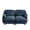 Blue, variant on Aoowow 72.4'' 2 Seater Cloud Sofa, Chenille Modular Couch with Deep Seat, Soft Loveseat for Living Room, Apartment, Blue