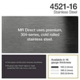 MR Direct 4521 16 Gauge Undermount Stainless Steel 423/4 in. Triple