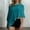 Light Blue, variant on Womens Thin Knit Asymmetrical Cape Shawl, One Shoulder Irregular Hem Stretch Poncho Wrap Layering Cover Up Top