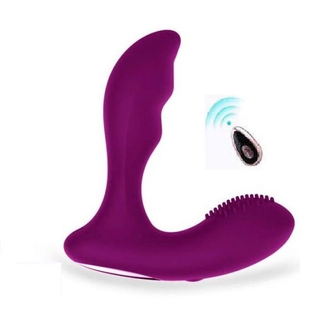 Tapón Anal Tapones Anales Vibradores Anales Silenciosos Inalámbricos Masajeador de Próstata Vibrador 12 Modos de Vibración con Control Remoto, Juguetes Sexuales Masculinos Femeninos Adultos para Hombr