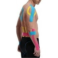 thumbnail image 6 of 1Pack Kinesiology Tape, Waterproof Adhesive Sport Tape for Pain Relief, Cotton Elastic Athlete Tape for Exercise Fitness Muscle & Joints Support 1 inches x 16.4 feet, 6 of 8