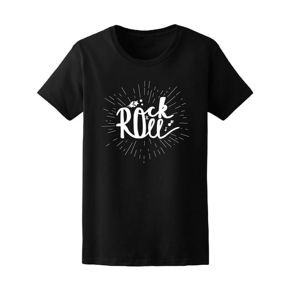 Rock And Roll Retro Hipster Tee Women's -Image by Shutterstock