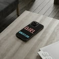 thumbnail image 2 of DistinctInk Clear Hybrid Case for Apple iPhone 15 Pro (6.1" Screen) - Yes I'm a Girl Yes I Speak Fluent Wrestling - Shockproof Protection, 2 of 9