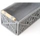 thumbnail image 2 of Caja de cestas de almacenamiento tejida a mano decorativa para encimera, estante para tanque de inodoro, organizador de gabinete para dormitorio, sala de estar, hogar, juego de 2, gris, 2 of 5