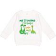 thumbnail image 2 of Inktastic Grandma Grandpa Love Me Dinosaurs Toddler Sweatshirt, 2 of 4
