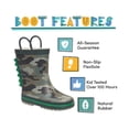 thumbnail image 4 of CoXist Kid's Waterproof Rain Boots with Easy Pull Handles for Boys (Little Kid & Toddlers), 4 of 7