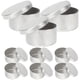 thumbnail image 1 of 9 piezas de muestreo frascos redondos de aluminio contenedores de almacenamiento de suelo redondos cajas de muestra, 1 of 5