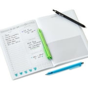 (4 pack) Pen+Gear Task Planner, Undated, Emerald Green Paper Cover, 112 Pages, Medium Size