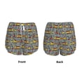 thumbnail image 5 of Lsque Funny Construction Printed Women's Running Shorts with Liner Pockets,Elastic Quick Dry Workout Athletic Gym Yoga Shorts,Womens High Waist Shorts-Small, 5 of 9