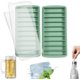 thumbnail image 1 of RV Juego de 2 Bandejas para Cubitos de Hielo de Silicona, Fácil Liberación, Apilables con Tapa, 10 Cavidades, Certificadas LFGB y Sin BPA, Ideales para Botellas Deportivas y de Agua. (juego de 2, gris) oso de fresa Electrónica, 1 of 5