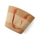 thumbnail image 2 of Bolso de mano de paja Nollia Travel tejido a mano para mujer, color blanco, 2 of 5