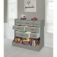 thumbnail image 2 of Badger Basket Children's Wooden Storage Station with Eight Baskets 51 gal Toy Storage Cube, Gray, 2 of 7