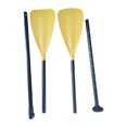 thumbnail image 1 of Remo para kayak, tabla de surf de remo, remo ajustable de doble cabezal, remo para bote, remo de canoa de doble extremo para surfear en bote de goma Amarillo, 1 of 8