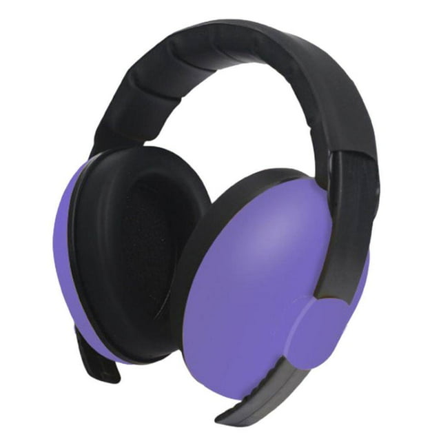 Langgg Protège-Oreilles pour Bébés et Enfants, Protection contre le Bruit, Cache-Oreilles Anti-Bruit, Cache-Oreilles pour Enfants, Réduction, Protection, Cache-Oreilles Violet