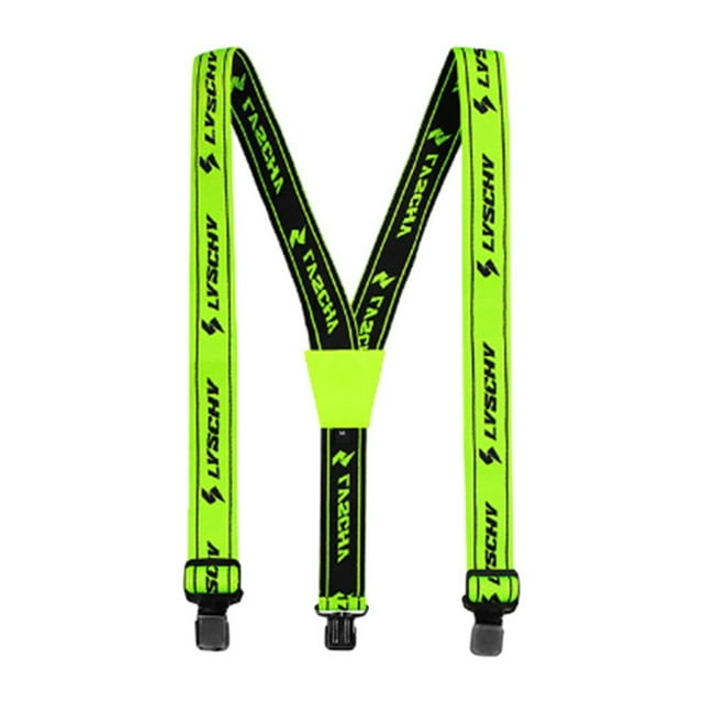 Tirantes ajustables en forma de Y con clip para motociclismo deportivo y carreras (verdes) Verde l