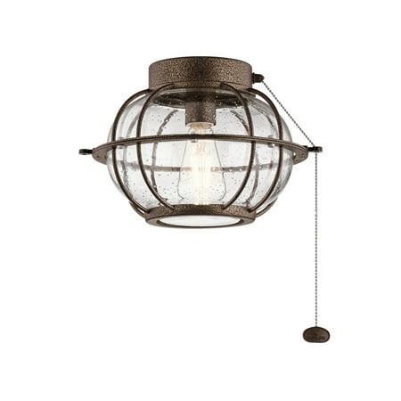 

Kichler 380945 Bridge Point Single Led Ceiling Fan Light Kit - Copper