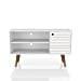 thumbnail image 3 of Manhattan Comfort Liberty Small Mid-Century Modern TV Stand, White, 3 of 10