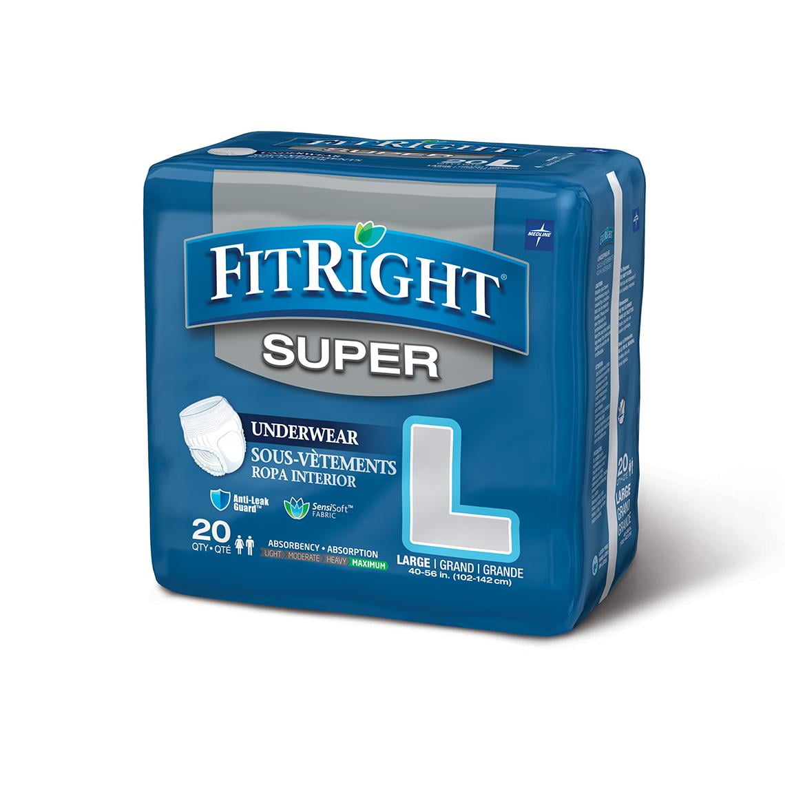 Buy Medline FitRight Ultra Underwear For Men And Women