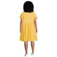 thumbnail image 3 of Terra & Sky Women's Plus Size T-Shirt Dress with Back Gathers, 3 of 5