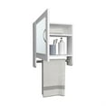 thumbnail image 3 of TUHOME Botiq 19.7-Inch Mirror Medicine Cabinet with One Door, Two Interior Shelves, 3 of 8