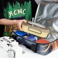 thumbnail image 6 of Unicorn Double Layered Insulated Refrigerated Large Capacity Handheld Lunch Bag with Two Compartments - 7.1x11.4x16.1 Inches, 6 of 6