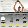 thumbnail image 3 of NuWatt 3" Square Black Trim Gimbal Canless Recessed Downlight, 5CCT Selectable, Adjustable Lens 4 PK, 3 of 10
