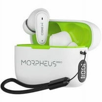M360 TW1800W Nemesis True Wireless Earbuds - Bluetooth Headphones with Microphone - 20H Playtime - White