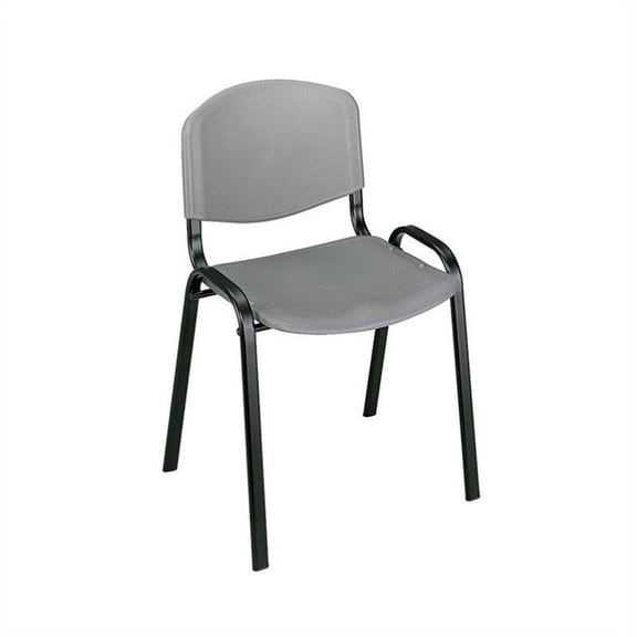 Stacking Chair Charcoal Seat/Charcoal Back Black Base 4 Per Each Carton | 1 Carton of: 4