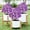 Purple, variant on Artificial Butterfly Orchid Flower Bush, Realistic Fake Plant with Planter for Outdoor Garden Decor, Wedding Party Scene Decoration, Home Patio Landscape Greenery