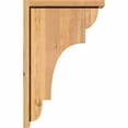 thumbnail image 3 of 5 1/2"W x 14"D x 22"H New Brighton Smooth Corbel w/Backplate, Western Red Cedar, 3 of 9