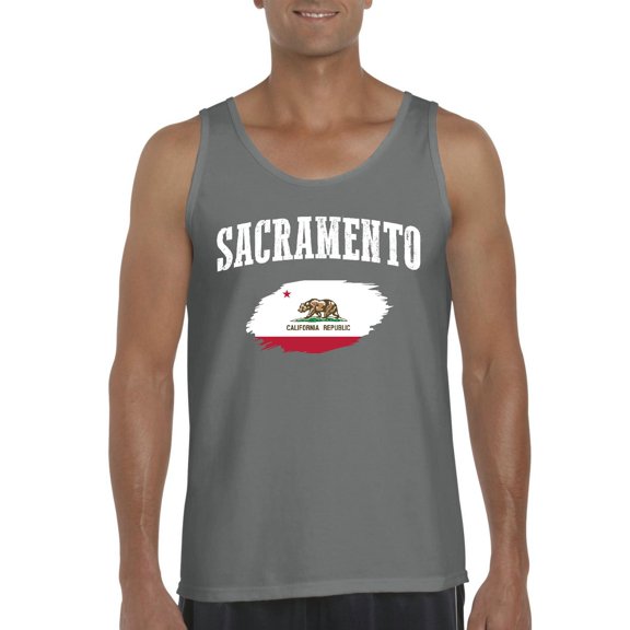 MmF - Men's Tank Top for Men, up to Men Size 3XL - Sacramento