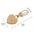 thumbnail image 3 of Reemplazo del tirador de la cremallera metálica | Diseño de orificio pequeño de gancho fino para bolsas de equipaje de ropa | Cabezal de lámina de aleación duradera | Accesorio de tracción manual, 3 of 6