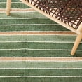 thumbnail image 6 of SAFAVIEH Striped Kilim Zaman Striped Area Rug, Green/Natural, 5' x 8', 6 of 11