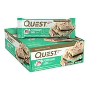 Quest Nutrition Protein Bar, Limited Edition, Peppermint Bark Flavored, 21g Protein, 12 Count
