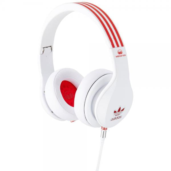 adidas by Monster Over-Ear Headphones Limited Edition with ControlTalk Handsfree Mic Music Controls (White and - Walmart.com