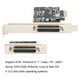 thumbnail image 2 of Ccdes S erounder Tarjeta de expansión PCIE a Paralelo, Adaptador de Puerto Paralelo PCI Express a DB25 LPT con Soporte de Perfil bajo para Windows, para OS X y para Linux, SPP/EPP/ECP ANGGREK Ocean Broad Surfboard Fins, 2 of 7