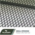 thumbnail image 6 of feldhawk 38 in. x 58 in. Steel Powder Coated Black, D - Shaped Egress Window Well Cover Semi-Universal Fit, 6 of 10
