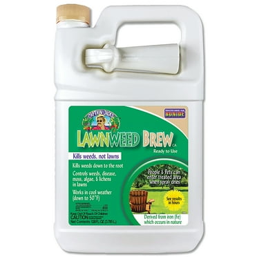 Captain Jack's Lawnweed Brew Weed & Disease Control Spray, 128 fl oz Ready-to-Use, CA Formula