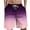 Purple, variant on Swim Trunks for Men Big and Tall Elastic Waist Beach Shorts Quick Dry Drawstring Board Shorts Colorful Graphic Surfing Swim Shorts