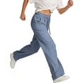thumbnail image 5 of Inleife Womens Lightweight Quick Dry Straight Leg Pants Elastic Drawstring Waist Casual Outdoor Pants, 5 of 6