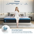 thumbnail image 3 of Avenco Original 10" Medium-Firm Innerspring and Gel Memory Foam Hybrid Mattress, King Size, 3 of 8