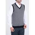 thumbnail image 1 of Men's Sweater Grey & Black, 1 of 5